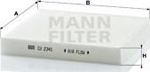Mann-Filter CU 2345 - Фильтр воздушный Nissan Almera II >00, Almera Tino >00, Primera III >02, Tino >99 MANN !!!! autodif.ru