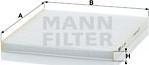 Mann-Filter CU 2336 - Фильтр салона HYUNDAI Tucson, Accent IV, i40 / KIA Cerato II, Rio (II, III), Sportage (JE, SL) autodif.ru
