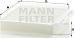Mann-Filter CU 2338 - Фильтр воздуха в салоне autodif.ru