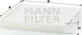 Mann-Filter CU 2245 - Фильтр воздуха в салоне autodif.ru