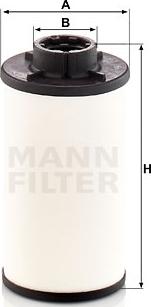 Mann-Filter H 6003 Z - фильтр масляный! АКПП\ Audi A3/TT, VW Jetta3/4/Eos/Golf5/6/Passat/Tiguan/Touran 03> autodif.ru