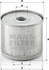 Mann-Filter P 917/1 x - Топливный фильтр autodif.ru