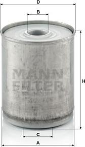Mann-Filter P 939 x - Топливный фильтр autodif.ru