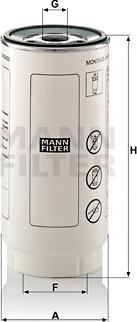 Mann-Filter PL 420/7 x - Топливный фильтр autodif.ru