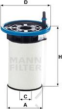 Mann-Filter PU 7005 - Топливный фильтр autodif.ru