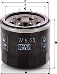 Mann-Filter W 6026 - Масляный фильтр autodif.ru