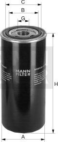 Mann-Filter W 12 250 - Масляный фильтр autodif.ru