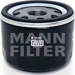 Mann-Filter W 7520 - Масляный фильтр autodif.ru