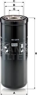 Mann-Filter WH 1257/5 - Гидрофильтр, автоматическая коробка передач autodif.ru