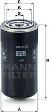 Mann-Filter WK 950/21 - Топливный фильтр autodif.ru