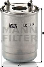 Mann-Filter WK 9014 z - Топливный фильтр autodif.ru