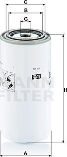 Mann-Filter WK 929 x - Топливный фильтр autodif.ru