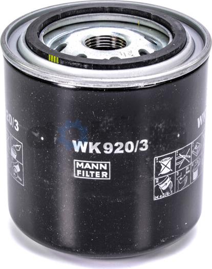 Mann-Filter WK 920/3 - Топливный фильтр autodif.ru