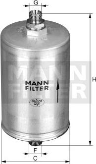Mann-Filter WK 830/11 - Топливный фильтр autodif.ru