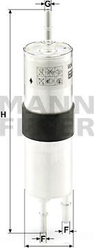 Mann-Filter WK 515 - Топливный фильтр autodif.ru