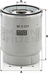 Mann-Filter WK 11 019 z - Топливный фильтр autodif.ru