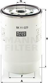 Mann-Filter WK 11 029 z - Топливный фильтр autodif.ru