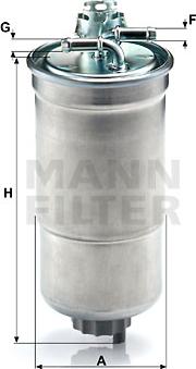 Mann-Filter WK 853/3 x - Топливный фильтр autodif.ru