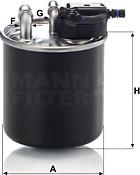 Mann-Filter WK 820/15 - Топливный фильтр autodif.ru