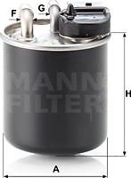 Mann-Filter WK 820/16 - Топливный фильтр autodif.ru