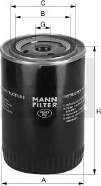 Mann-Filter WP 1290 - Масляный фильтр autodif.ru