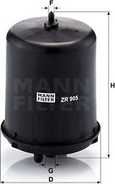 Mann-Filter ZR 905 z - фильтр масляный! центрифуги\ DAF CF85/XF105, Tatra Phoenix autodif.ru
