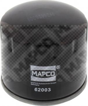 Mapco 62003 - Фильтр масляный FIAT PANDA / PANDA CLASSIC (169_) 1.1 (169.AXA1A) autodif.ru
