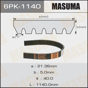 MASUMA 6PK1140 - Трос, управление сцеплением autodif.ru