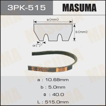 MASUMA 3PK515 - Поликлиновой ремень autodif.ru