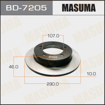 MASUMA BD7205 - Колесный тормозной цилиндр autodif.ru