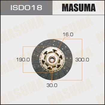 MASUMA ISD018 - Диск сцепления, фрикцион autodif.ru