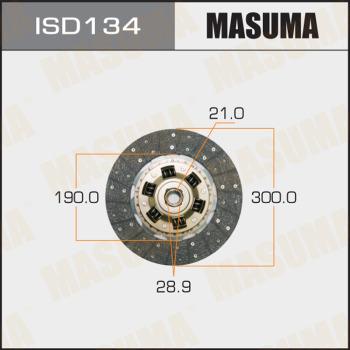 MASUMA ISD134 - Диск сцепления, фрикцион autodif.ru
