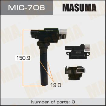 MASUMA MIC706 - Катушка зажигания  Masuma  MIC-706 SX4- M16A autodif.ru