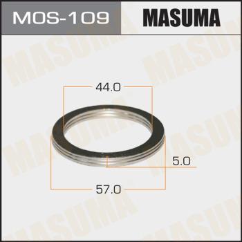 MASUMA MOS-109 - Уплотнительное кольцо, труба выхлопного газа autodif.ru