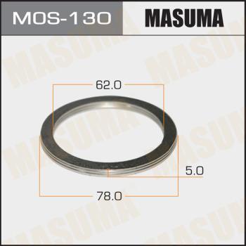 MASUMA MOS-130 - Уплотнительное кольцо, труба выхлопного газа autodif.ru
