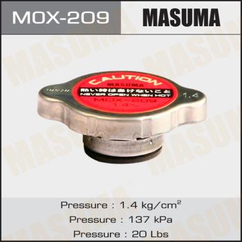 MASUMA MOX209 - Крышка горловины радиатора autodif.ru