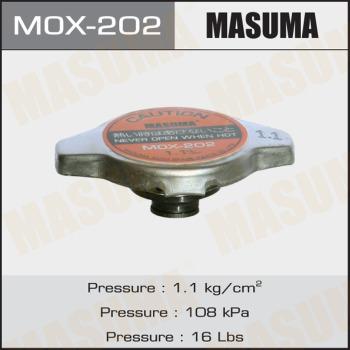 MASUMA MOX202 - Крышка горловины радиатора autodif.ru