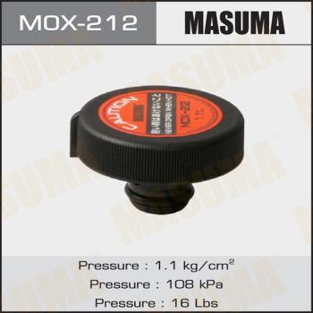 MASUMA MOX212 - Крышка радиатора MASUMA 1.1 kg/cm2 TOYOTA COROLLA (E120, E150) , AURIS, CAMRY 11-, LEXUS autodif.ru