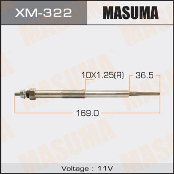 MASUMA XM322 - Свеча накаливания autodif.ru