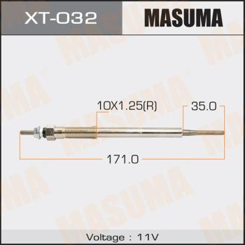 MASUMA XT032 - Свеча накаливания autodif.ru