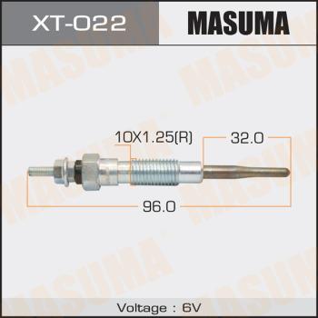 MASUMA XT022 - Свеча накаливания MASUMA PT-147 /2L-T (1/10/100) autodif.ru