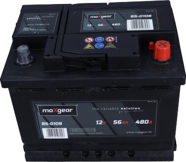 Maxgear 556400048 D722 - Стартерная аккумуляторная батарея, АКБ autodif.ru