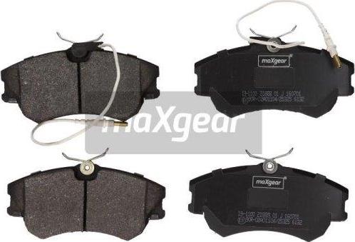 Maxgear 19-1100 - Тормозные колодки, дисковые, комплект autodif.ru