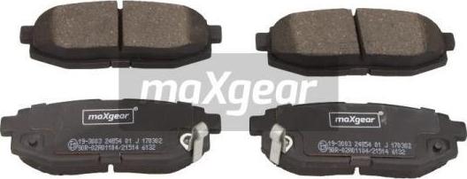 Maxgear 19-3003 - Тормозные колодки, дисковые, комплект autodif.ru