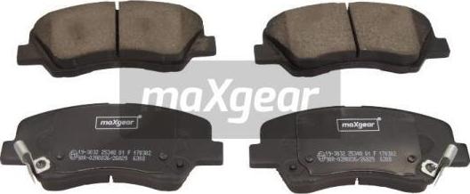 Maxgear 19-3032 - Тормозные колодки, дисковые, комплект autodif.ru