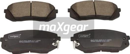 Maxgear 19-3023 - Тормозные колодки, дисковые, комплект autodif.ru