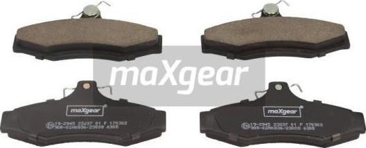 Maxgear 19-2945 - Тормозные колодки, дисковые, комплект autodif.ru