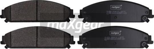 Maxgear 19-2890 - Тормозные колодки, дисковые, комплект autodif.ru