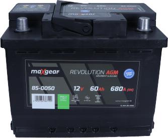Maxgear 85-0050 - Стартерная аккумуляторная батарея, АКБ autodif.ru