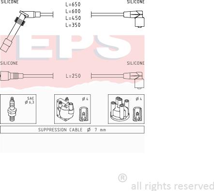 MDR EPS-1499 199 - Комплект проводов зажигания autodif.ru